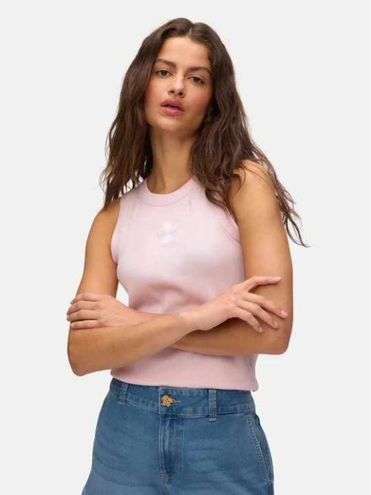 Zdjęcie produktu Vero Moda Top Nira 10341982 Różowy jasny Slim Fit