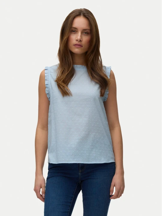 Zdjęcie produktu Vero Moda Top Trine 10342734 Niebieski jasny Regular Fit