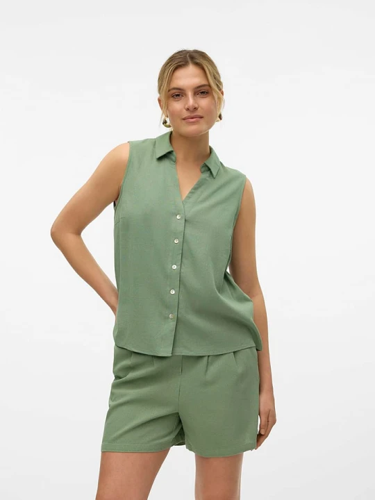 Zdjęcie produktu Vero Moda Bluzka w kolorze zielonym rozmiar: XS
