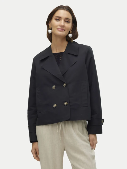 Zdjęcie produktu Vero Moda Trencz Chloemia 10308267 Czarny Regular Fit