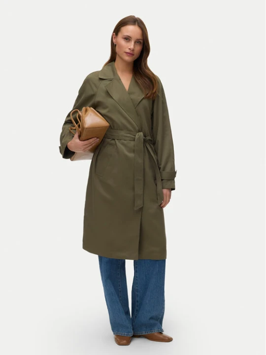 Zdjęcie produktu Vero Moda Trencz Lou 10257581 Zielony Regular Fit