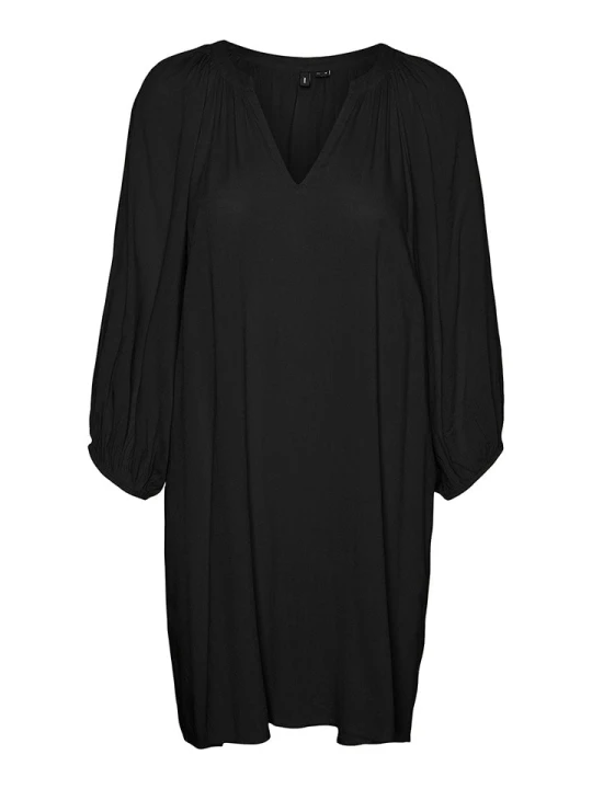 Zdjęcie produktu Vero Moda Tunika "Lova" w kolorze czarnym rozmiar: S