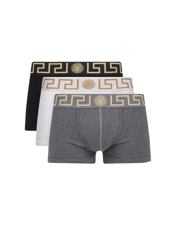 Zdjęcie produktu Versace Bokserki 3-pack szary
