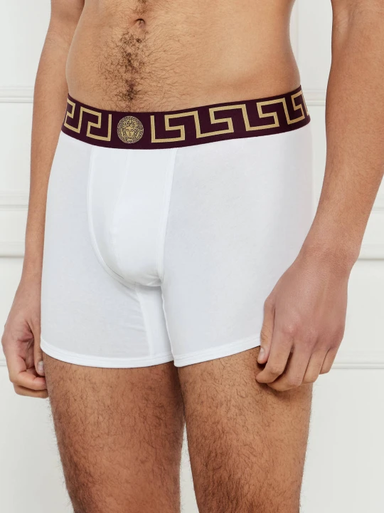 Zdjęcie produktu Versace Bokserki | stretch biały