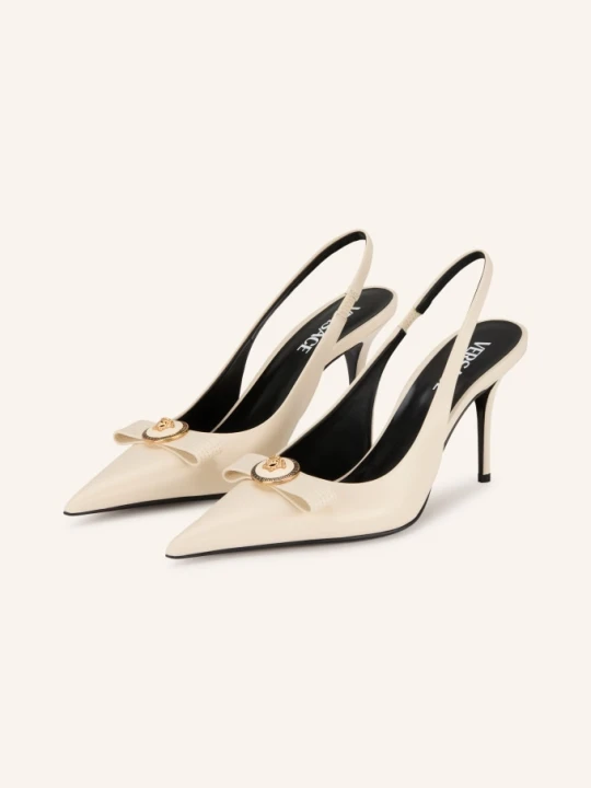 Zdjęcie produktu Versace Czółenka Typu Slingback weiss