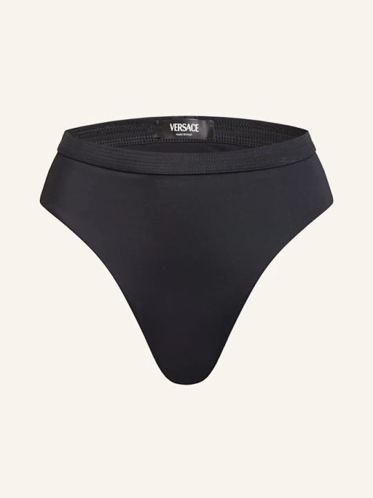 Zdjęcie produktu Versace Dół Od Bikini Z Wysokim Stanem schwarz CZARNY