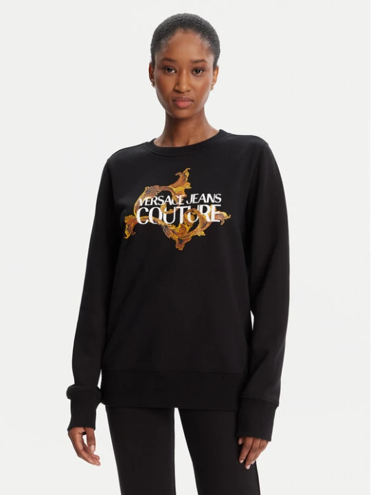 Zdjęcie produktu Versace Jeans Couture Bluza 79HAIE06 CF00E Czarny Regular Fit