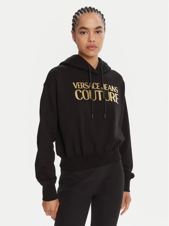 Zdjęcie produktu Versace Jeans Couture Bluza 79HAIT02 CF01T Czarny Regular Fit
