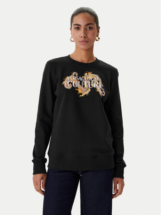 Zdjęcie produktu Versace Jeans Couture Bluza 80HAIE02 CF00E Czarny Regular Fit