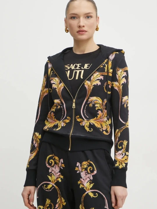 Zdjęcie produktu Versace Jeans Couture bluza bawełniana czarny