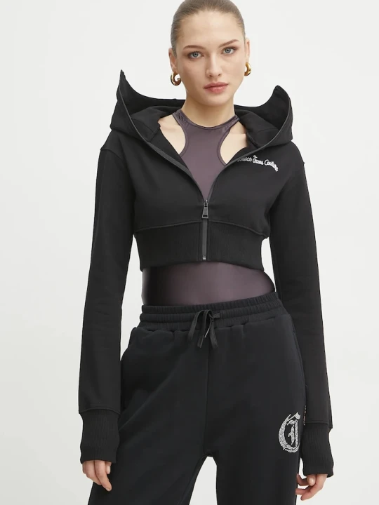 Zdjęcie produktu Versace Jeans Couture bluza bawełniana czarny