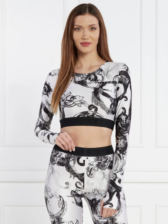 Zdjęcie produktu Versace Jeans Couture Bluzka | Cropped Fit biały