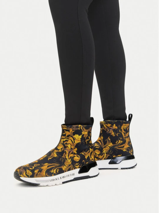 Zdjęcie produktu Versace Jeans Couture Botki 79VA3SA4 Czarny