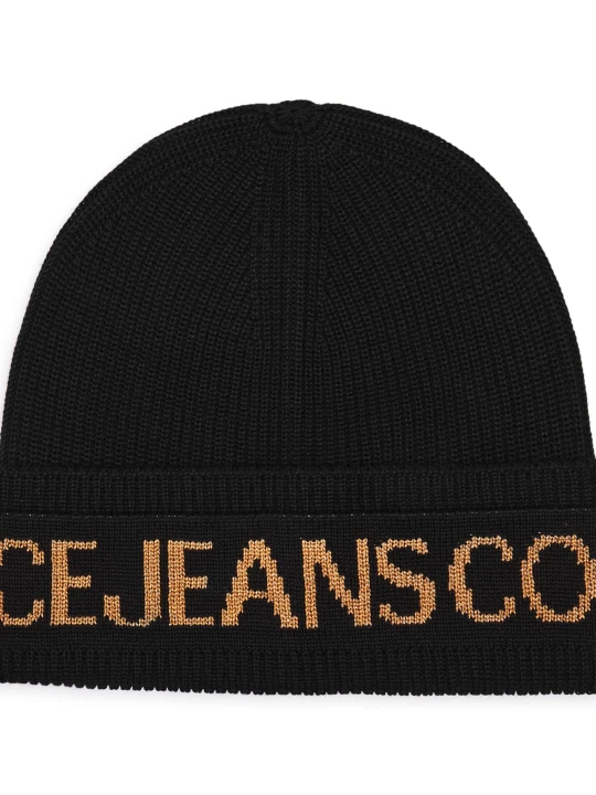 Zdjęcie produktu Versace Jeans Couture Czapka | z dodatkiem wełny czarny