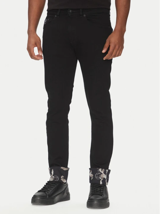 Zdjęcie produktu Versace Jeans Couture Jeansy 78GAB5DC Czarny Slim Fit