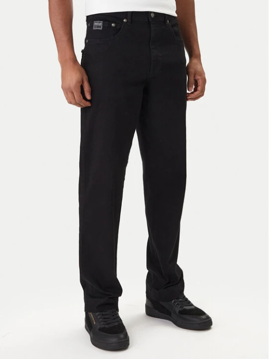 Zdjęcie produktu Versace Jeans Couture Jeansy 80GAB5RE CDW00 Czarny Straight Fit