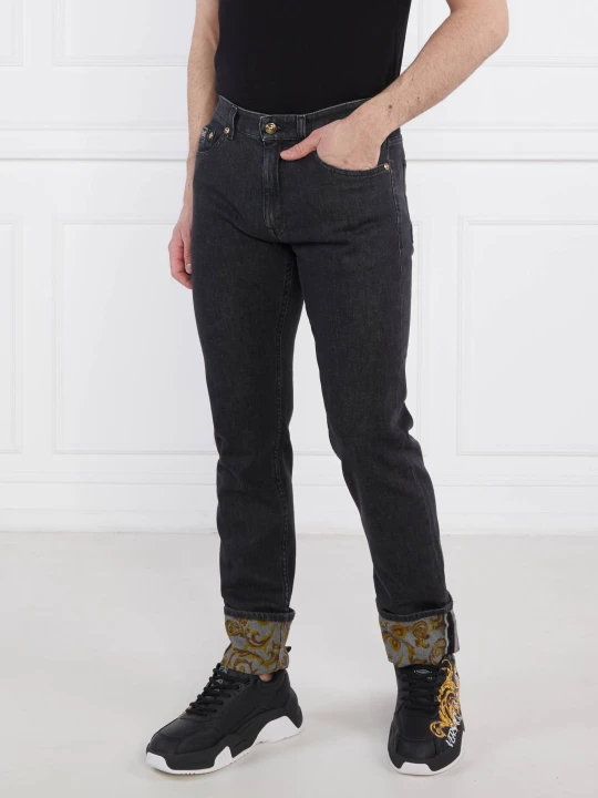 Zdjęcie produktu Versace Jeans Couture Jeansy | Slim Fit czarny