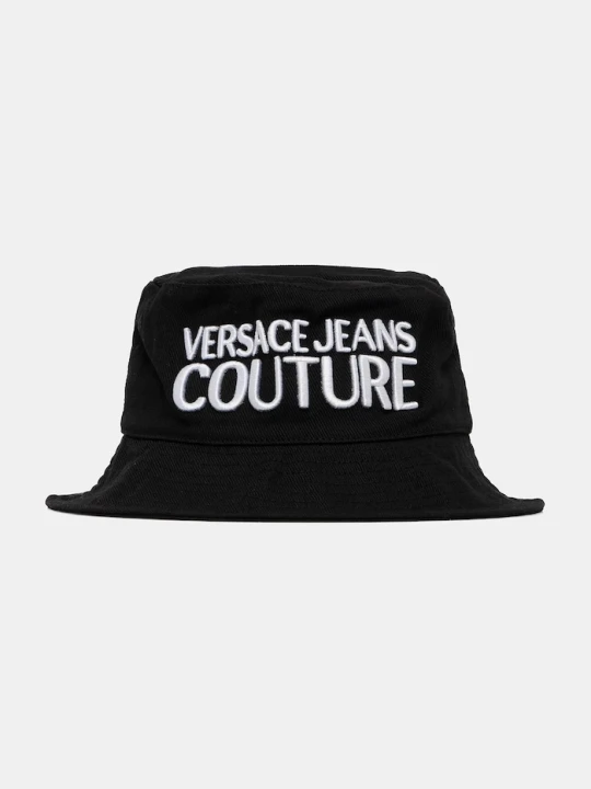Zdjęcie produktu Versace Jeans Couture kapelusz bawełniany czarny