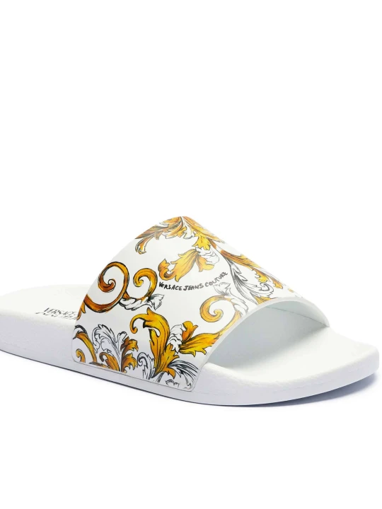 Zdjęcie produktu Versace Jeans Couture Klapki biały