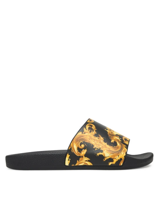 Zdjęcie produktu Versace Jeans Couture Klapki 80VA3SQ3 ZS365 G89 Czarny