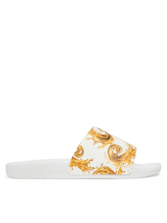Zdjęcie produktu Versace Jeans Couture Klapki 80YA3SQ4 ZS365 G03 Biały