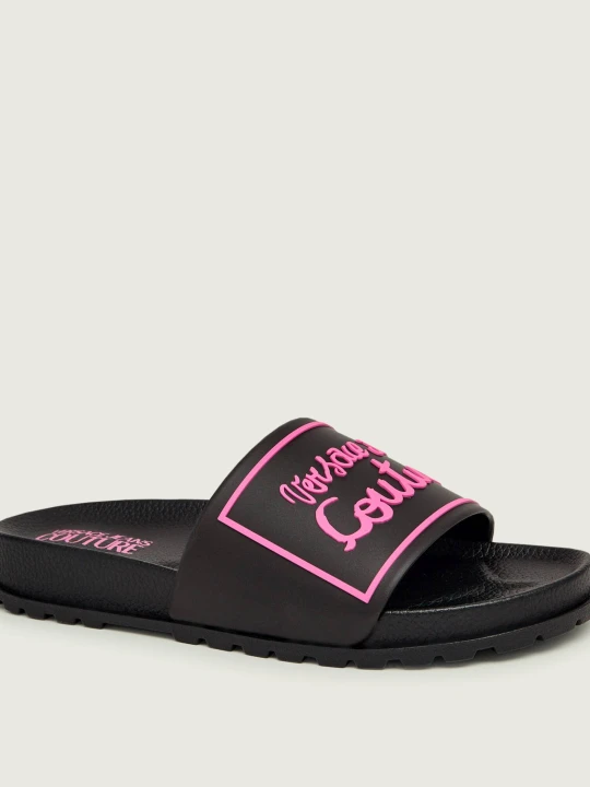 Zdjęcie produktu Versace Jeans Couture Klapki FONDO SHELLY DIS. SQ2 czarny