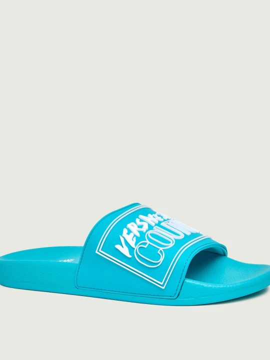 Zdjęcie produktu Versace Jeans Couture Klapki FONDO SLIDE DIS.41 turkusowy