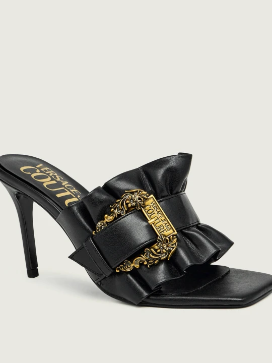 Zdjęcie produktu Versace Jeans Couture Klapki na szpilce FONDO EMILY DIS.34 czarny