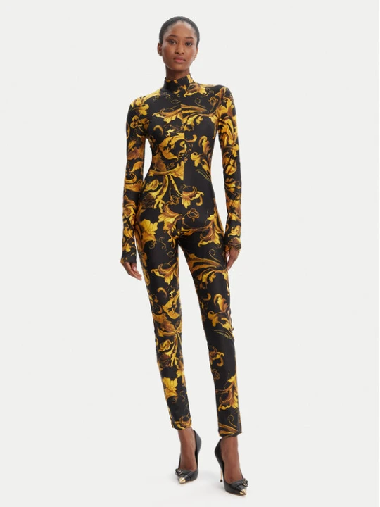 Zdjęcie produktu Versace Jeans Couture Kombinezon 79HAN006 JS501 Czarny Slim Fit