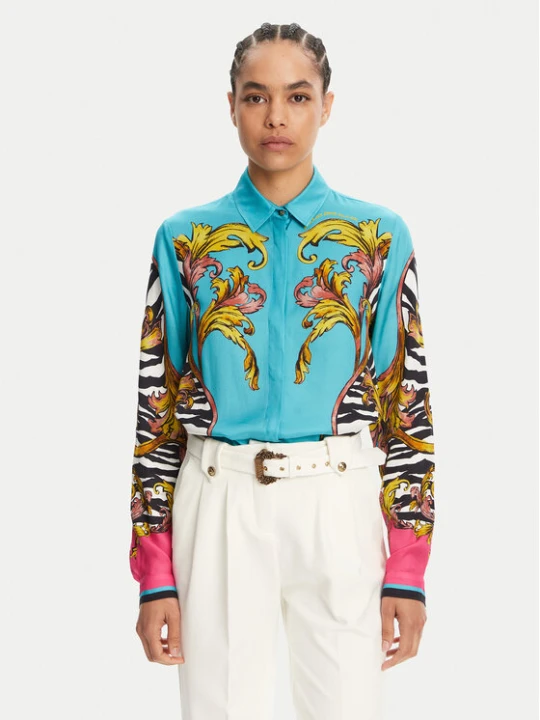 Zdjęcie produktu Versace Jeans Couture Koszula 78HAL2P1 Niebieski Regular Fit