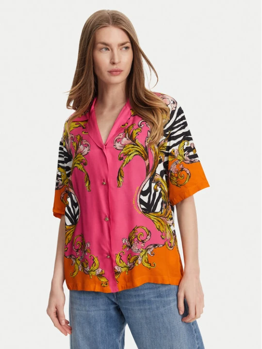 Zdjęcie produktu Versace Jeans Couture Koszula 78HAL2P9 Różowy Relaxed Fit