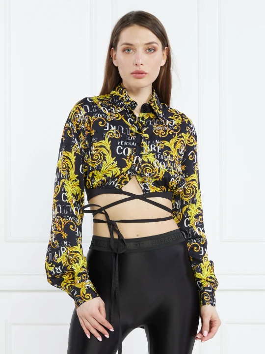 Zdjęcie produktu Versace Jeans Couture Koszula | Cropped Fit czarny