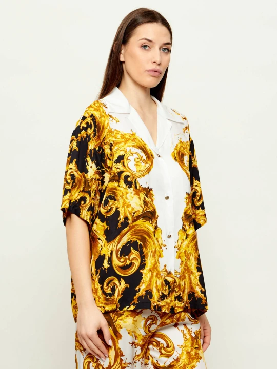 Zdjęcie produktu Versace Jeans Couture Koszula | Loose fit złoty