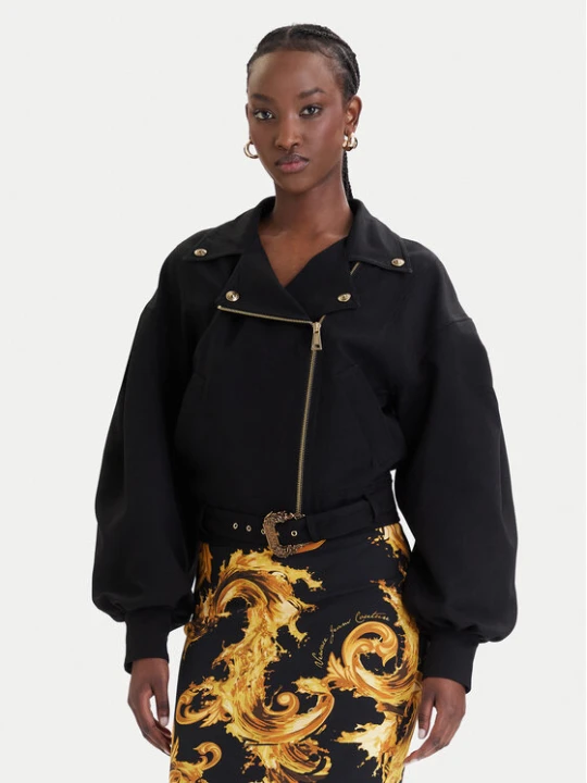 Zdjęcie produktu Versace Jeans Couture Kurtka przejściowa 80HAS410 N0432 Czarny Loose Fit