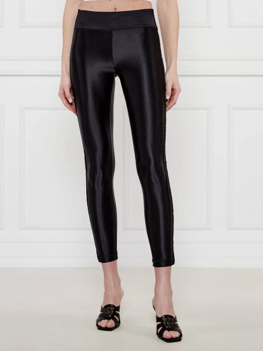 Zdjęcie produktu Versace Jeans Couture Legginsy FOUSEUX | Slim Fit czarny