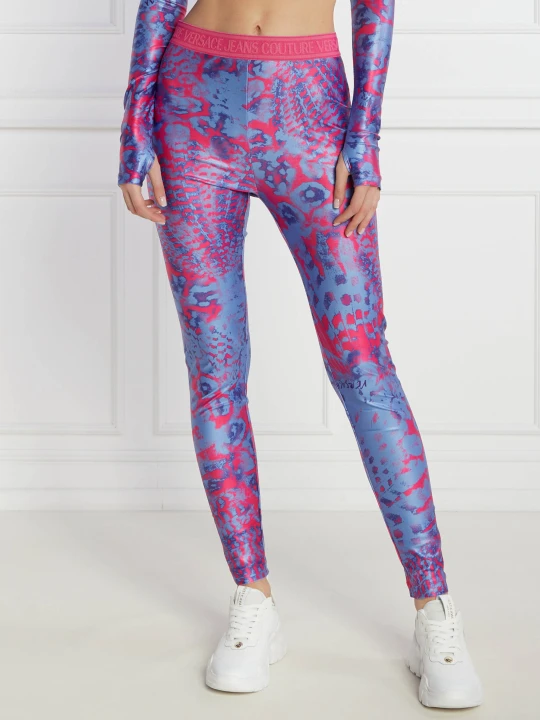 Zdjęcie produktu Versace Jeans Couture Legginsy | Slim Fit niebieski