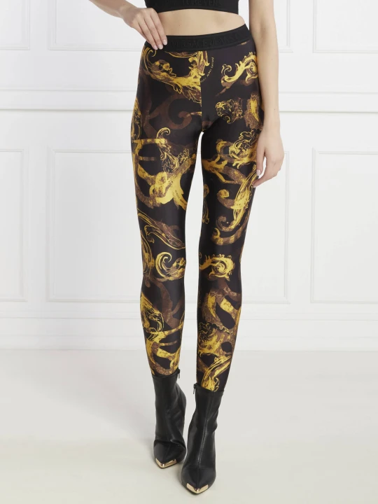 Zdjęcie produktu Versace Jeans Couture Legginsy | Slim Fit czarny