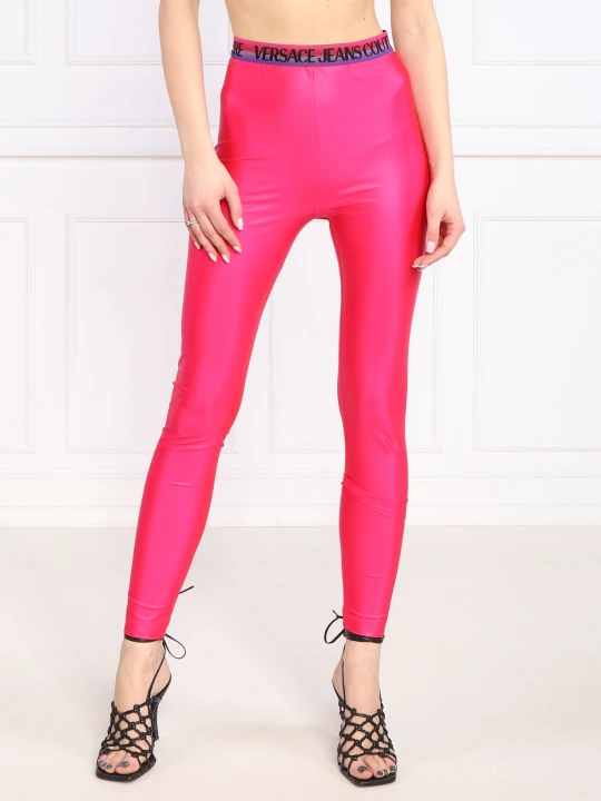 Zdjęcie produktu Versace Jeans Couture Legginsy | Slim Fit różowy