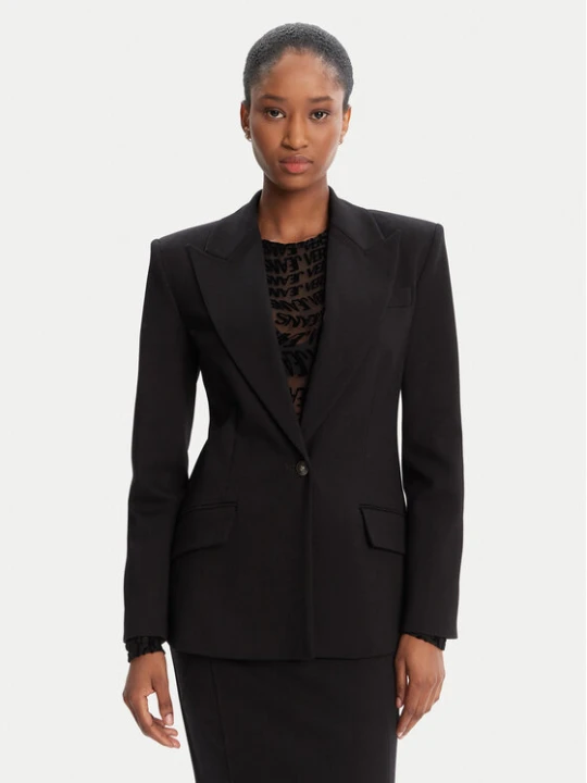 Zdjęcie produktu Versace Jeans Couture Marynarka 79HAQ702 J0092 Czarny Slim Fit