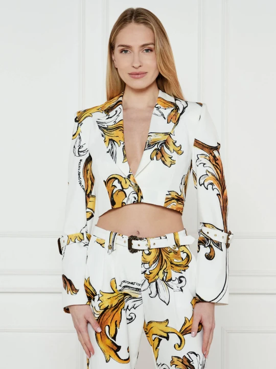 Zdjęcie produktu Versace Jeans Couture Marynarka | Cropped Fit biały