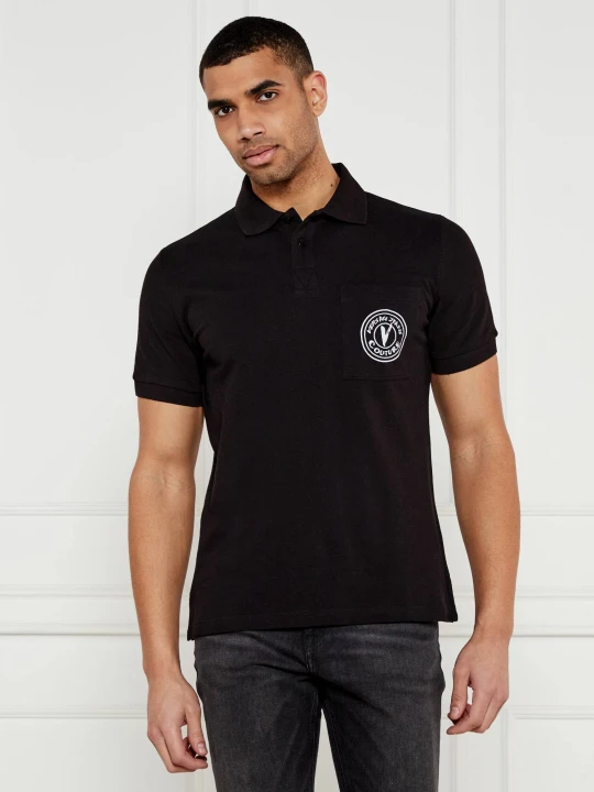 Zdjęcie produktu Versace Jeans Couture Polo | Regular Fit czarny