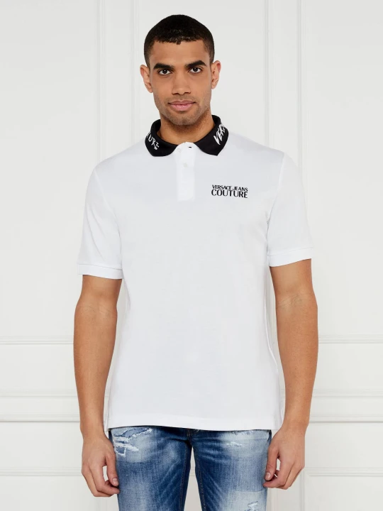 Zdjęcie produktu Versace Jeans Couture Polo | Regular Fit biały