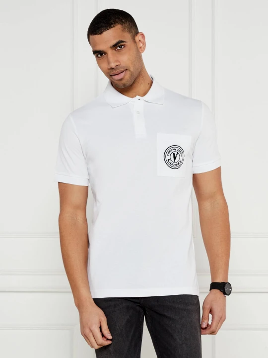 Zdjęcie produktu Versace Jeans Couture Polo | Regular Fit biały