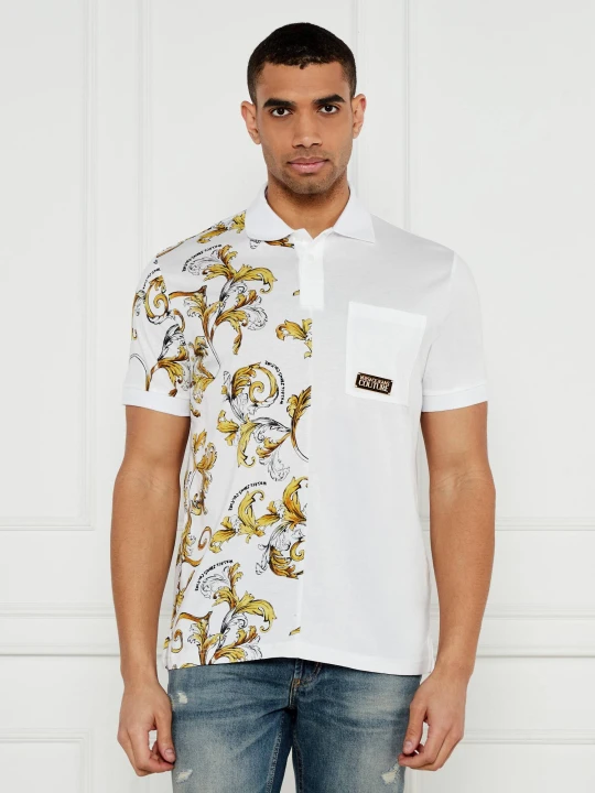 Zdjęcie produktu Versace Jeans Couture Polo | Regular Fit biały