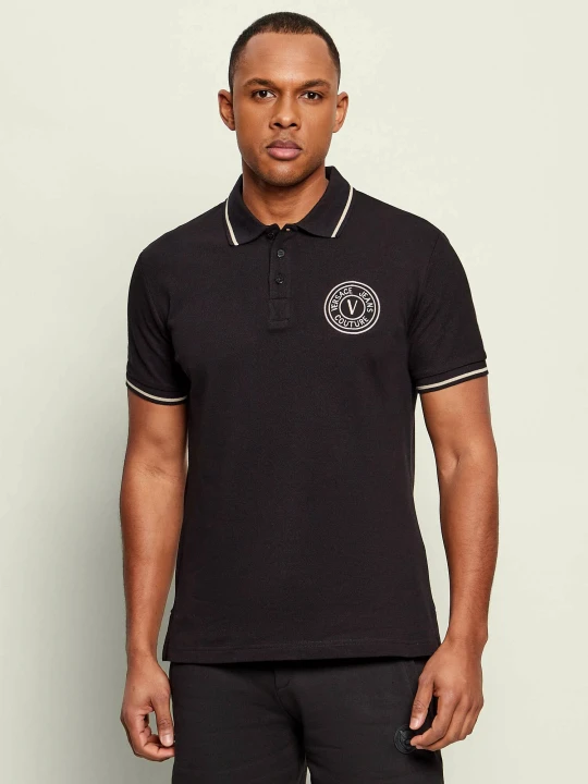 Zdjęcie produktu Versace Jeans Couture Polo | Slim Fit czarny
