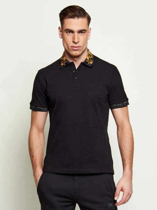 Zdjęcie produktu Versace Jeans Couture Polo | Slim Fit czarny