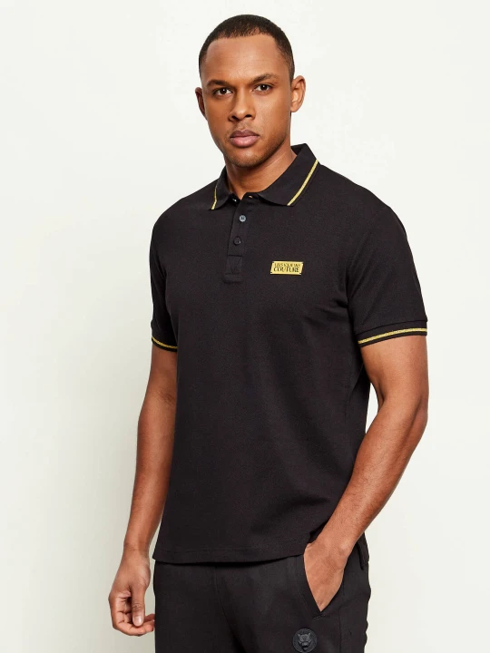 Zdjęcie produktu Versace Jeans Couture Polo | Slim Fit czarny