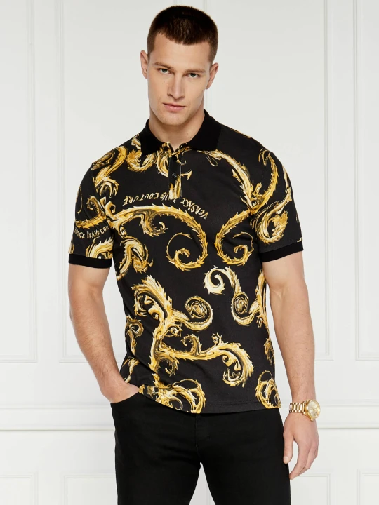 Zdjęcie produktu Versace Jeans Couture Polo | Slim Fit czarny