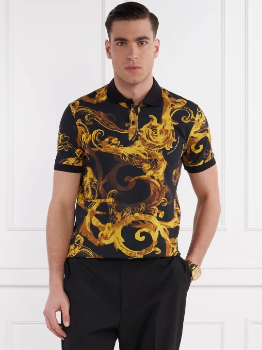 Zdjęcie produktu Versace Jeans Couture Polo | Slim Fit czarny