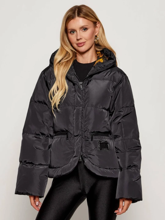 Zdjęcie produktu Versace Jeans Couture Puchowa kurtka | Regular Fit czarny